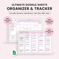 Minimal & Clean Google Sheets Planner â€“ Daily, Weekly & Monthly Digital Organizer (Instant Download)
