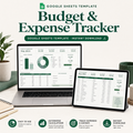 Budget & Expense Tracker â€” Google Sheets template cover