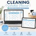 Cleaning Schedule Planner â€” Google Sheets template cover