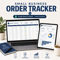 Small Business Order Tracker â€” Google Sheets template cover