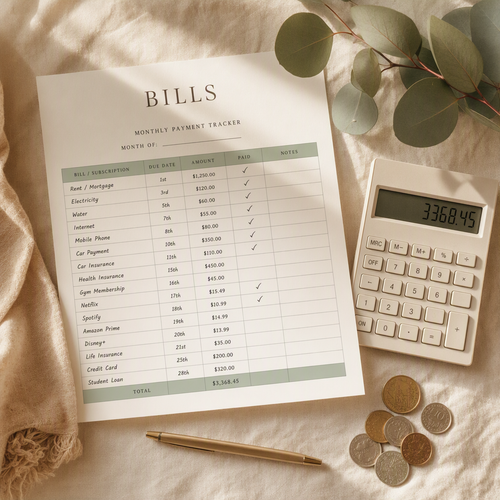 Bill & Subscription Tracker